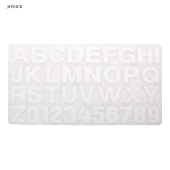 

36PCS Handmade Jewelry Making Tool Alphabet Letters Numbers DIY Silicone Mould
