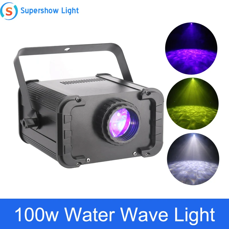 DMX Волшебная водная волна проектор 100 Вт красочный пульсация воды эффект сценическое освещение
