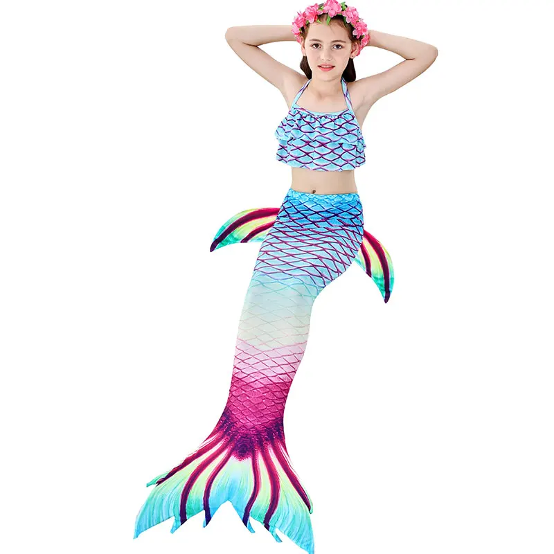 Little Mermaid Tails Monofin Cosplay Costume Full Set