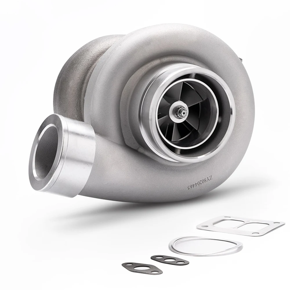 Турбокомпрессор GT45 T4. 66 A/R Com 1 05 V-band 600 + 78 Trim HP Boost Racing Turbo 4 Bolt | Автомобили и