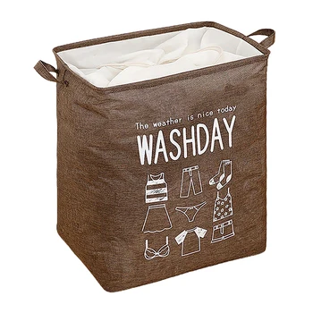

Foldable Clothing Laundry Basket Organizer Bag Waterproof Dustproof Basket Large Capacity Clothes Storage Bag