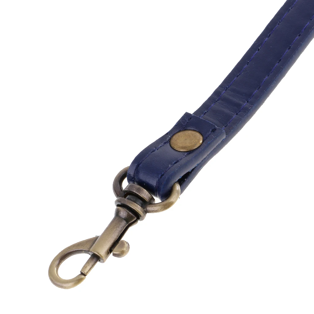 Adjustable PU Leather Crossbody Shoulder Bag Strap Handle Replacement Blue