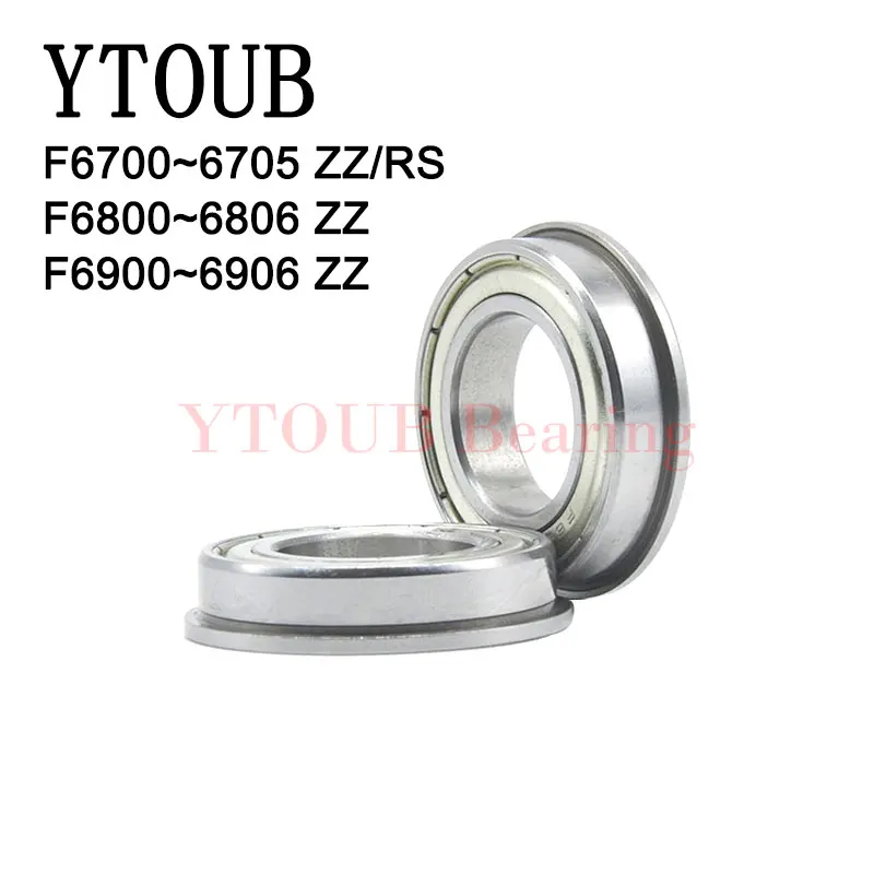 5 шт. фланцевый шарикоподшипник F6700 F6702 F6800 F6801 F6802 F6900 F6901 F6902 F6903 ZZ Z RS тонкостенные