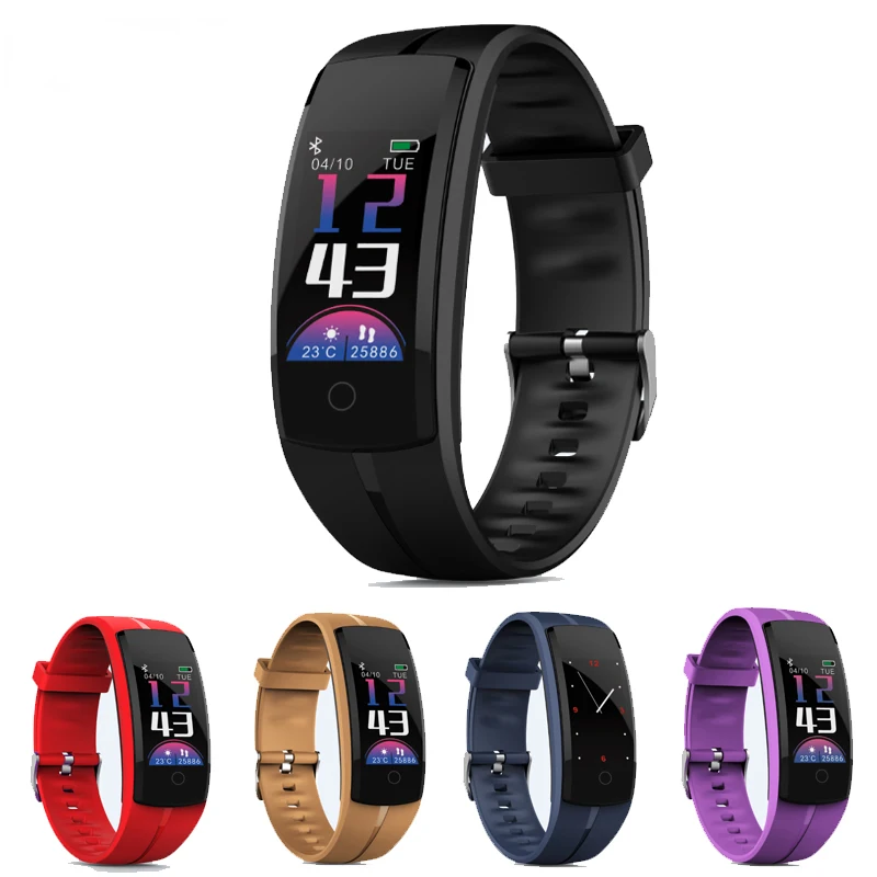 

QS100 Smart bracelet Waterproof Smart Watch Fitness tracker Color screen smart wristband heart rate monitor Blood pressure