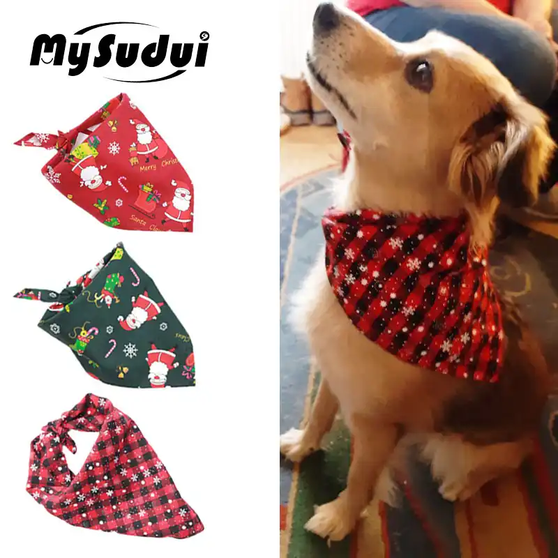 christmas handkerchiefs for dogs