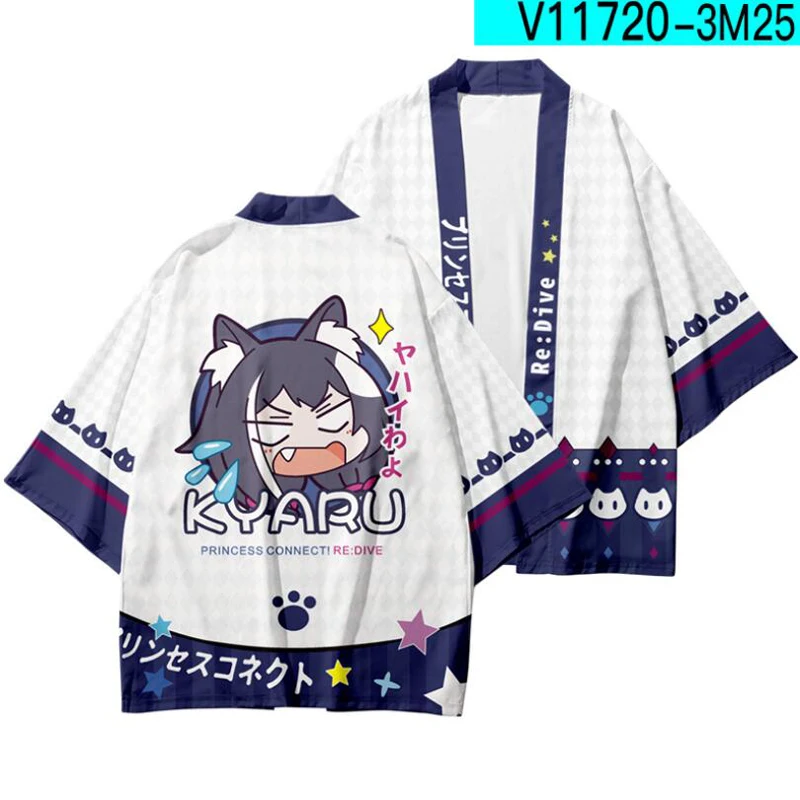Кимоно в японском стиле с аниме, кардиган, рубашка для косплея принцессы «Connect Re», для дайвинга, natlifepo4 Kokoro Kyaru Kiruya Eustiana Von Astraea