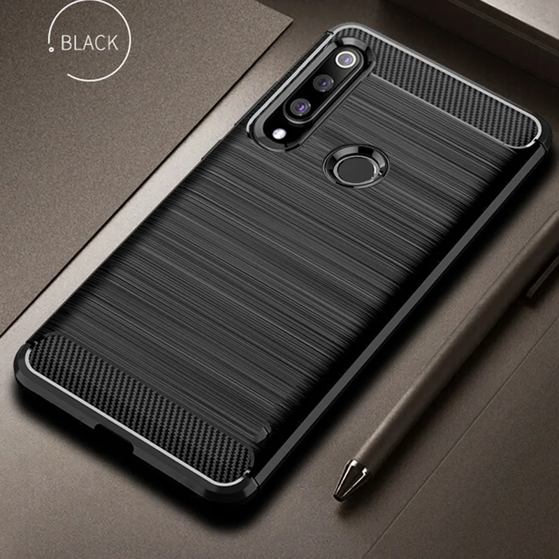 

For Honor Honor 9X 9 X Premium Case Carbon fiber Cover Shockproof Phone Case For Huawei honor 9X STK-LX1 Cover Flex Bumper