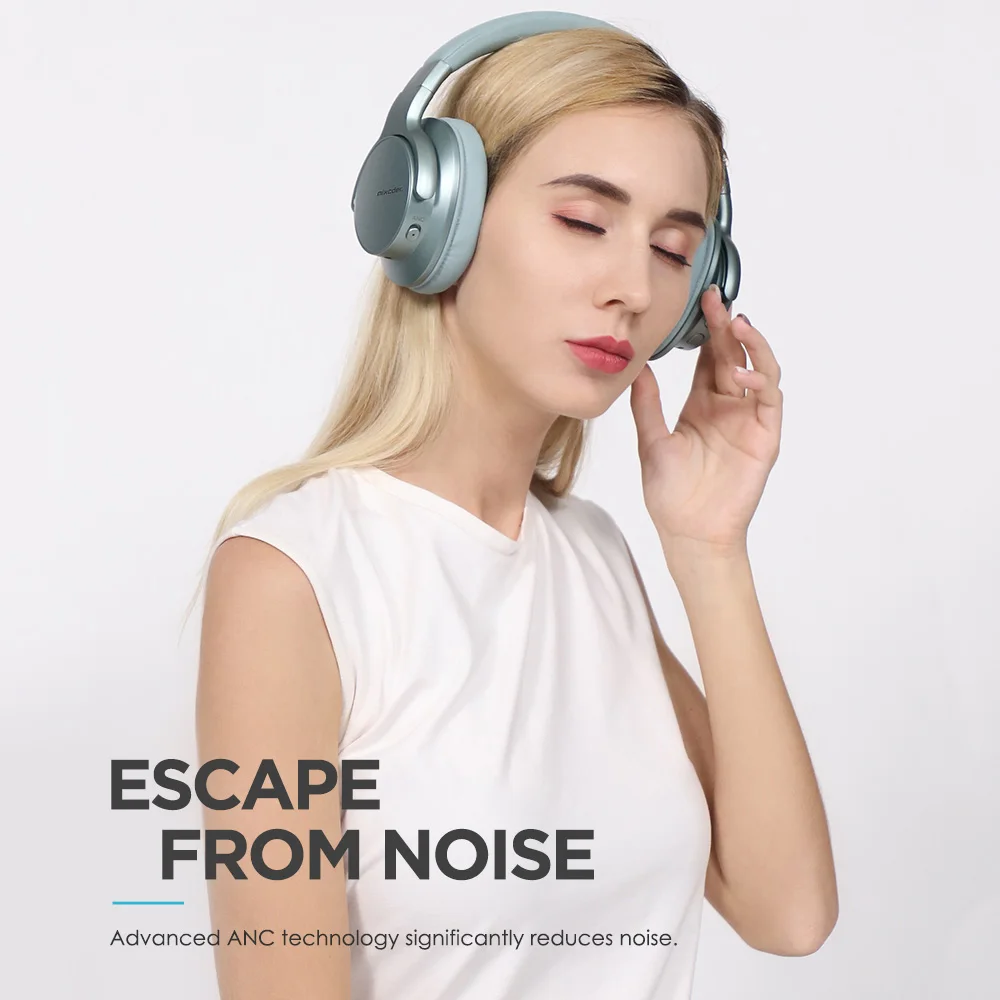 Наушники Mixcder E7 с активным шумоподавлением Bluetooth 5 0 25 часов работы быстрая зарядка