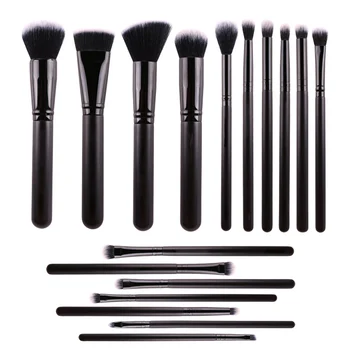 

ZOREYA Makeup Brush 17pcs professional Black classic Make up Brushes