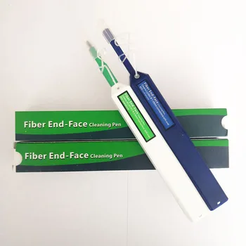 

Free Shipping 2pcs One Click Fiber Cleaner End Face Cleaner FTTH Clean Pen Optic Cleaning Tool