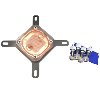 

Easy Install Copper Base PC Computer Acrylic Cover Home Heat Sink Water Cooling Block CPU Waterblock Radiator Durable For Intel