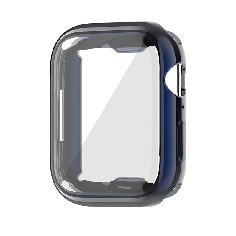 Cover Protector For Apple Watch case 45mm 41mm 44MM 40MM Full TPU Screen Bumper 42mm 38MM accessories iwatch series 7 SE 6 5 4 3