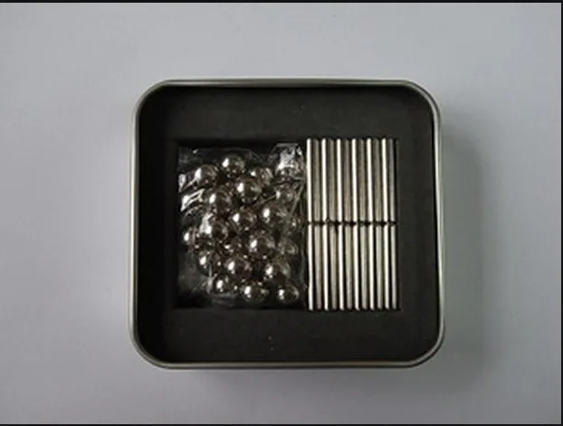 Креативный Bucky Ball 36 магнитный стержень+ 27 стальных шаров магнитные стержни Кубик Рубика Buck магнитный шар головоломка обучающая игрушка