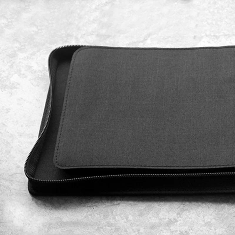 KACO KacoGreen ALIO Pen Storage Bag For 10 20 pens zipper warterproof pen storage bag Black Sign Pen Case Holder Pouch Pencil
