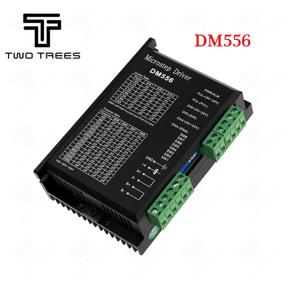 DM556 шаговый двигатель cintroller dm556 микрошаговый двигатель бесщеточный двигатель постоянного тока корпус для 42 57 шаговый двигатель Nema17 и 23