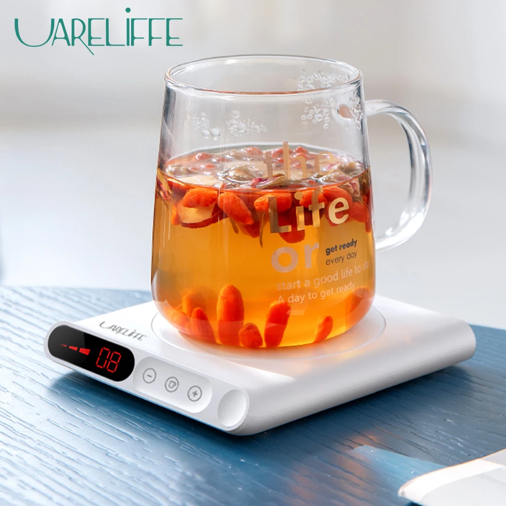Мини подставки UARELIFFE с подогревом USB зарядка тепловая основа 3 уровня регулировки