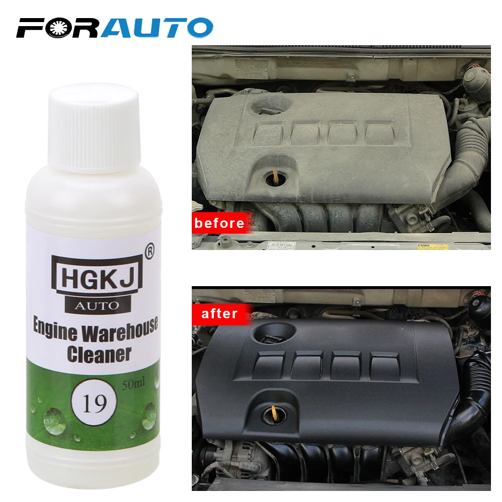 

FORAUTO Car Engine Warehouse Cleaner Heavy Oil Removes Windshield Glass Cleaner Polish Care 50ML 1:8 Dilute With Water=400ML