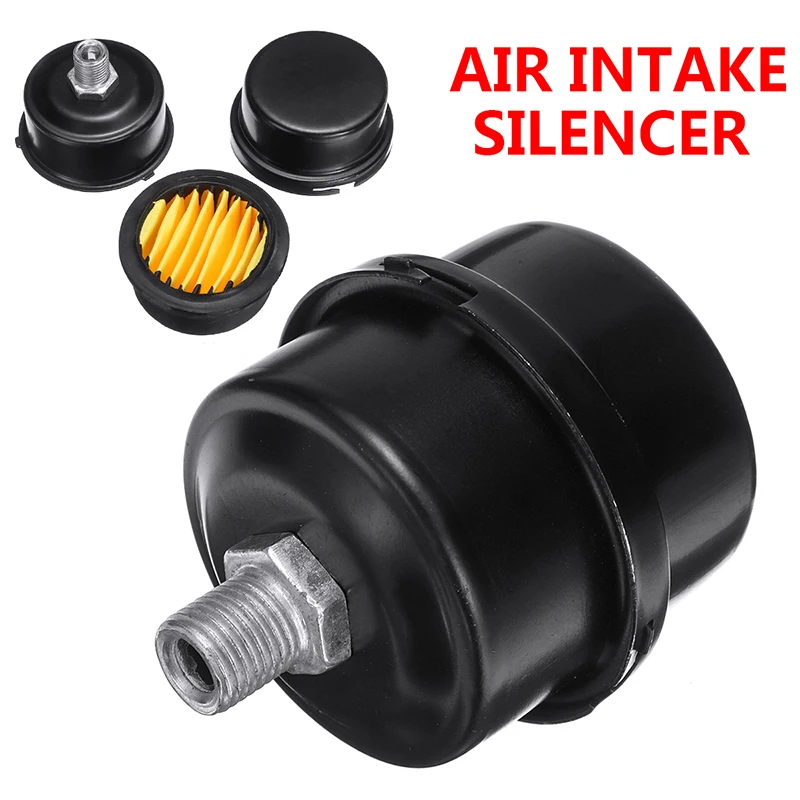 1pc Metal Air Intake Filter Muffler Silencer 1/2" 12.5mm Thread Mayitr For Compressor Parts | Обустройство дома