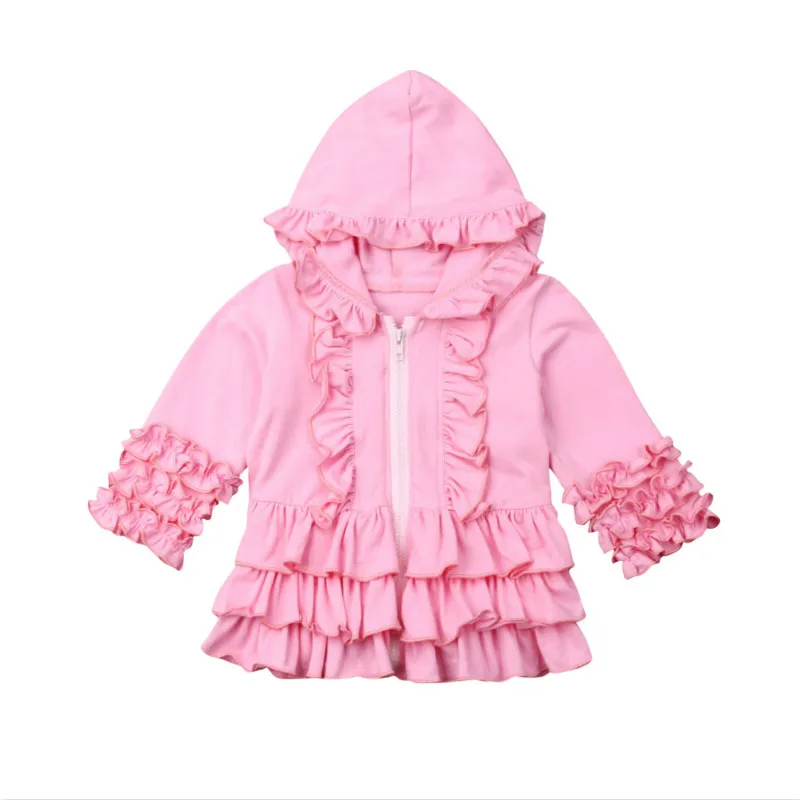 

Hot Sale New Kids Baby Toddler Girl Hooded Coat Jacket Casual Windproof Zipper Outerwear Autumn Fashion Casual Clothes Sets