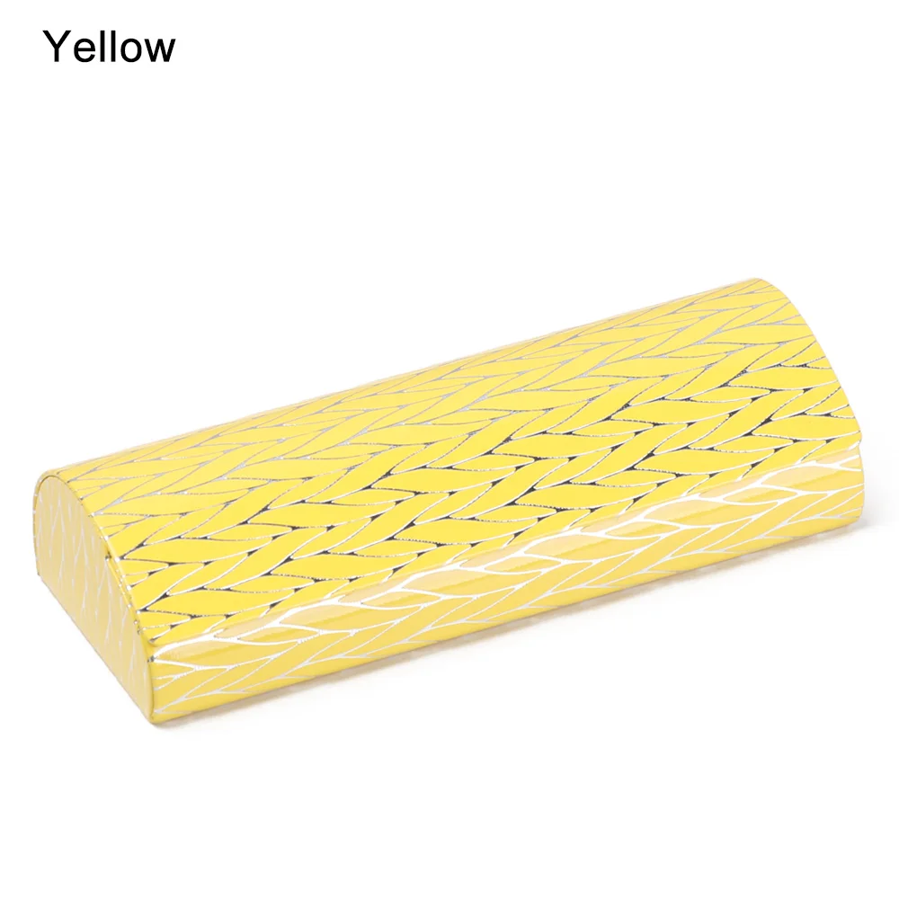 yellow 2 Унисекс магнитное закрытие жесткий футляр для очков овальные очки посылка солнцезащитные очки коробка для хранения портативные очки для путешествия аксессуары - Цвет: yellow 2