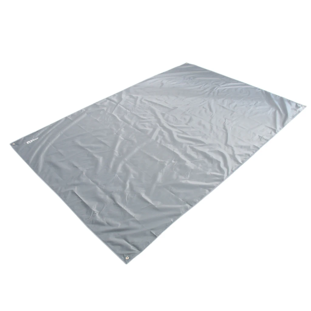 Gray 210x210cm Водонепроницаемый тент брезент следа Кемпинг укрытие наземный Лист Коврик для пикника на открытом воздухе - Цвет: Gray 210x210cm
