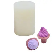 3D мороженое силиконовый помадной форма для льда Свадебные форма для торта декоративная силиконовые формы пуговицы прозрачные 3d для выпечки@ 40