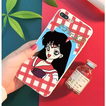 

Sailor Moon Cell Phone Protective Case Phone Case Cosplay Anime Adult Lovers Tsukino Usagi For IPhone X / Xs / Max / XR / 7/8