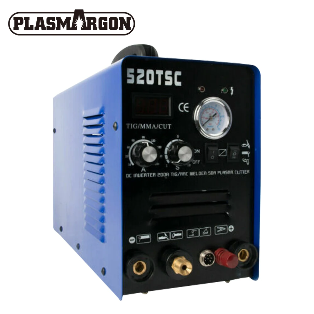 3 IN 1 Multifunction Welding Machine With Consumables 520TSCF Pilot Arc 50A Air Plasma Cutter /200A Tig/Stick Welder TIG CUT MMA 3 IN 1 Multifunction Welding Machine With Consumables 520TSCF Pilot Arc 50A Air Plasma Cutter /200A Tig/Stick Welder TIG CUT MMA