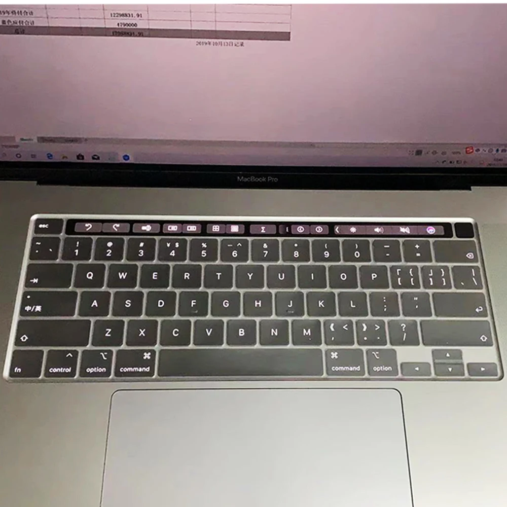 Чехол для клавиатуры ноутбука macbook pro 16 дюймов A2141 Защитная пленка для клавиатуры прозрачный чехол для клавиатуры для macbook pro 16