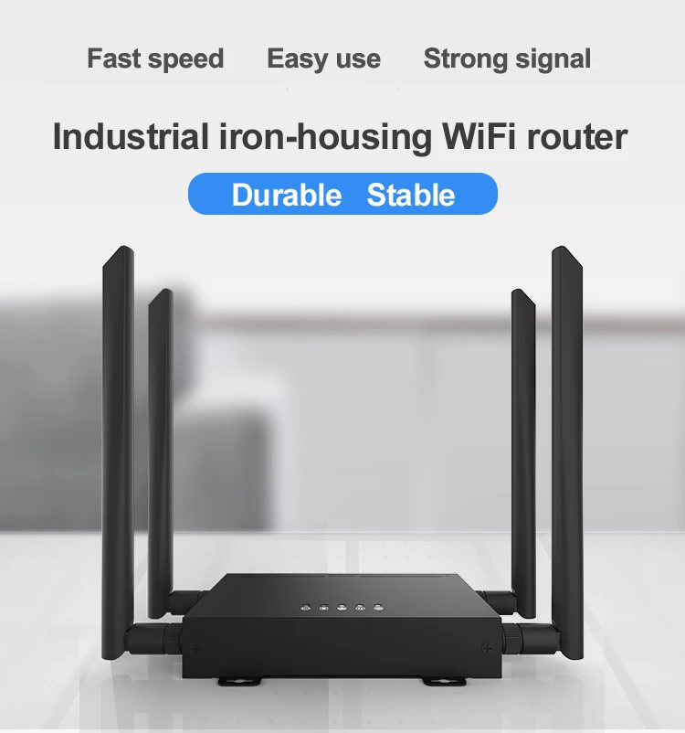 GC111 300Mbps 4G LTE WiFi Router CAT4 Industrial CPE strong signal Suport 32 Wifi users With Sim Card Slot