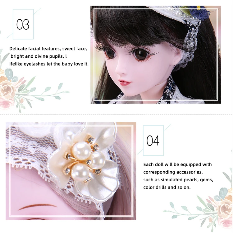1/3 BJD куклы BJD/SD модные красивые 19 куклы для девочек Подарки на день рождения Шарнирные тела Куклы Игрушки для девочек