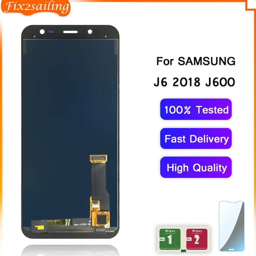 10 шт. для Samsung Galaxy J6 J600 2018 J600F J600F/DS J600G/DS ЖК дисплей сенсорный экран регулировка