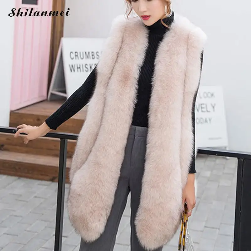 Женское меховое пальто Veste Femme, большие размеры, меховая куртка без рукавов, пальто из искусственного меха, жилет, зимнее пальто, женские осенние вечерние топы с капюшоном