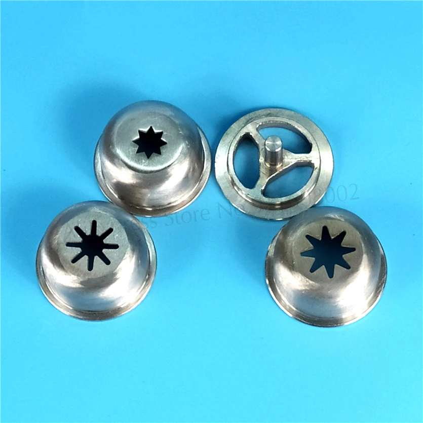 4 Nozzles Stainless Steel Solid Hollow Churros Nozzle Model Moldeling Caps For Churrera Machine (2L 3L 5L 7L 10L 12L) | Бытовая техника