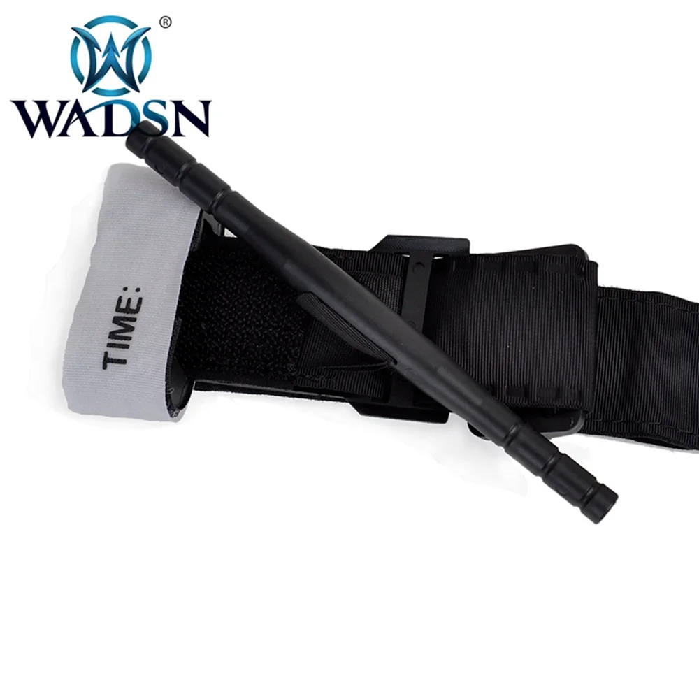 WADSN Tactical Combat Survival Application Tourniquet Red Tip Military Medical CAT Emergency Belt Aid for Outdoor Exploration