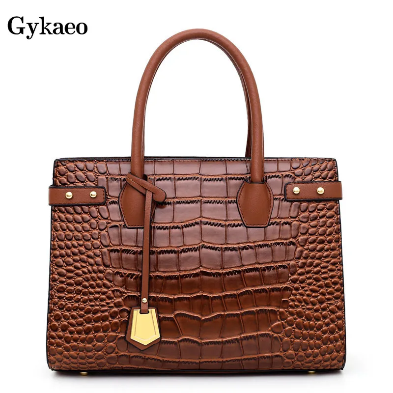 

Gykaeo Designer Handbags High Quality Large Capacity Tote Bag Ladies Fashion Party Handbag Women Leather Messenger Shoulder Bag