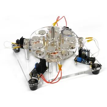 

Stark 4-Coil Hall Brushless Motor High-Speed Electromagnetic Engine Model Science Motor Model Toy