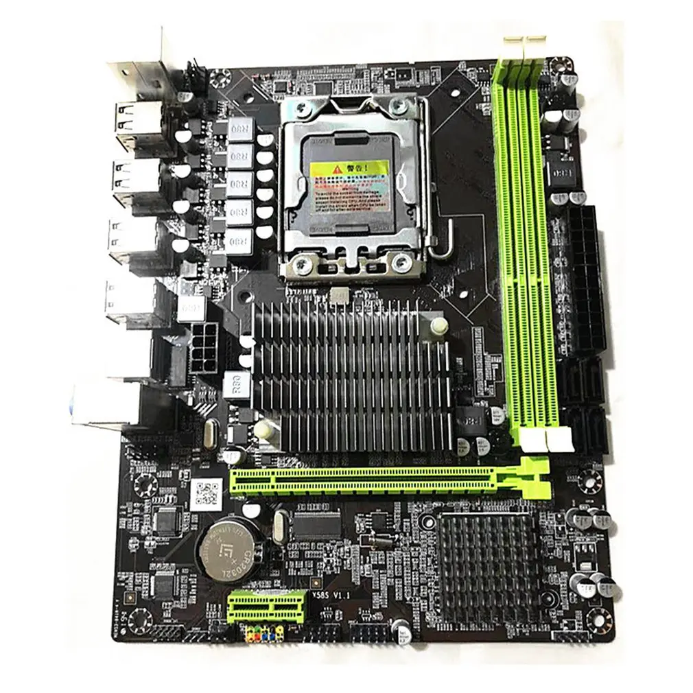 Материнская плата X58 для ПК материнская настольного компьютера LGA1366 интерфейс