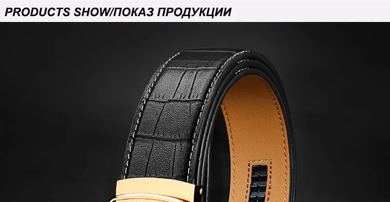 FAJARINA, Новое поступление, дизайнерские золотые автоматические пряжки, для отдыха, Воловья кожа, ремень для мужчин, деловые ремни, Ширина 3,5 см, ZDFJ328
