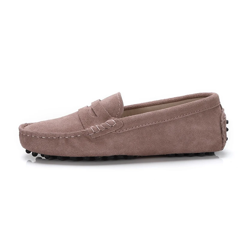 Женские туфли из натуральной кожи на плоской подошве|driving shoes|brand women flatswomen brand flats |