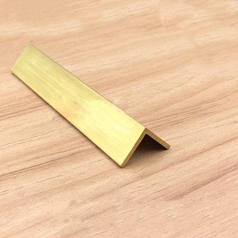 

15x15mm Right Angle Flat Brass Layering Ceramic Tile Fillet Floor Edging L Shaped Corner Guard