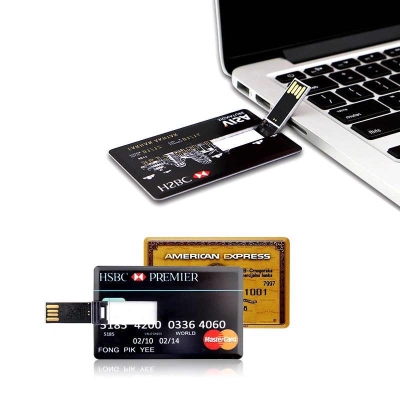 thumbnail image 5 of Memoria USB de alta velocidad con forma de tarjeta de crédito bancaria, 4 GB, 8 GB, 16 GB, 32 GB, 64 GB, 128 GB, 5 of 5