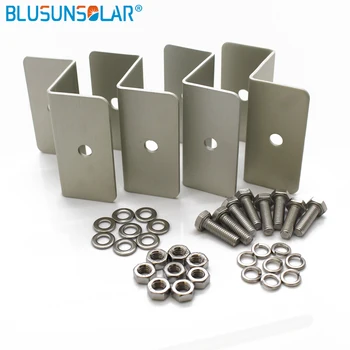 

50 Set/lot hot selling Z Type Solar Bracket 100% Aluminum Panel Roof Mounting Bracket ZJ0216