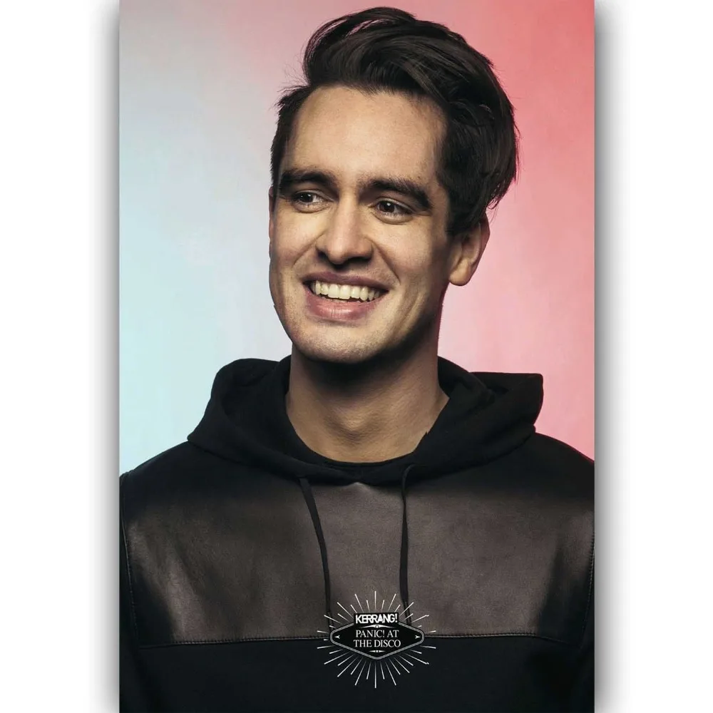 New Brendon Urie Custom Music Rap Pop-Silk Art Poster Wall Sicker Decoration Gift