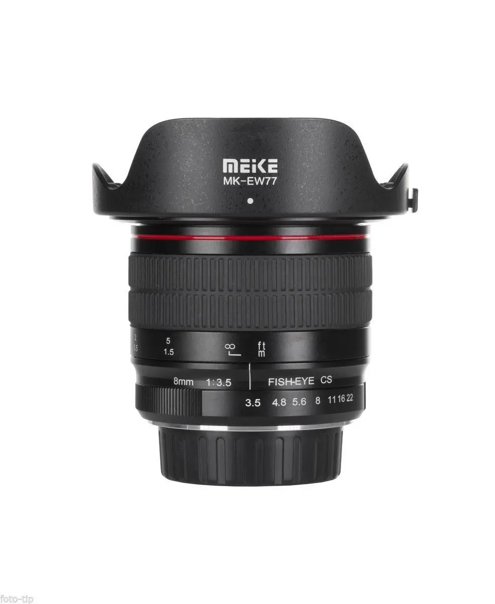Широкоугольный объектив рыбий глаз Meike 8 мм f3.5 для Sony Alpha и Nex беззеркальная с