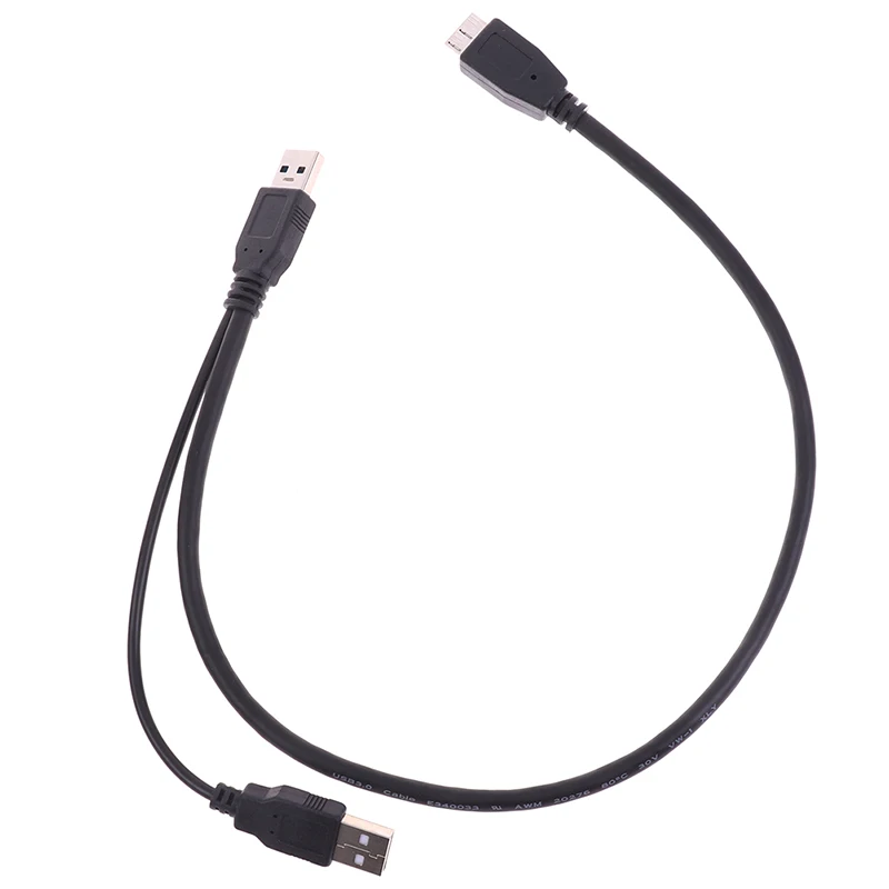 1Pc USB 3.0 A Male Micro B Y Cord Cable For External Hard Drive Disk Cables | Электроника