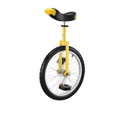 Велосипед горный велосипед 16-24 дюймов одно колесо трюк алюминиевое колесо Одноколесный спортивный Одноколесный велосипед одно колесо bmx производительность автомобиля - Цвет: Yellow - 20 inch