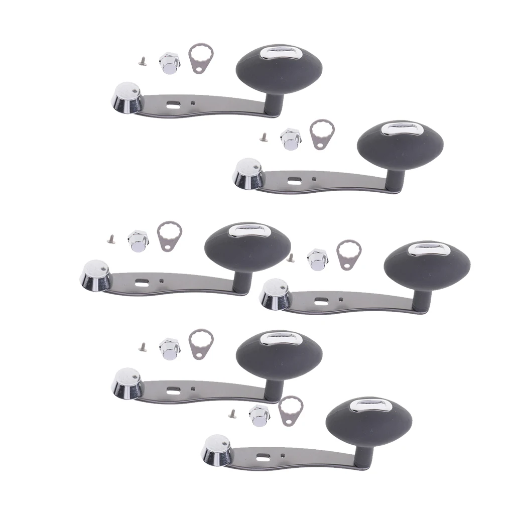 6 шт. супер мощность алюминиевого сплава baitcasing барабан ручка для катушки ручка для соленой воды/пресной воды