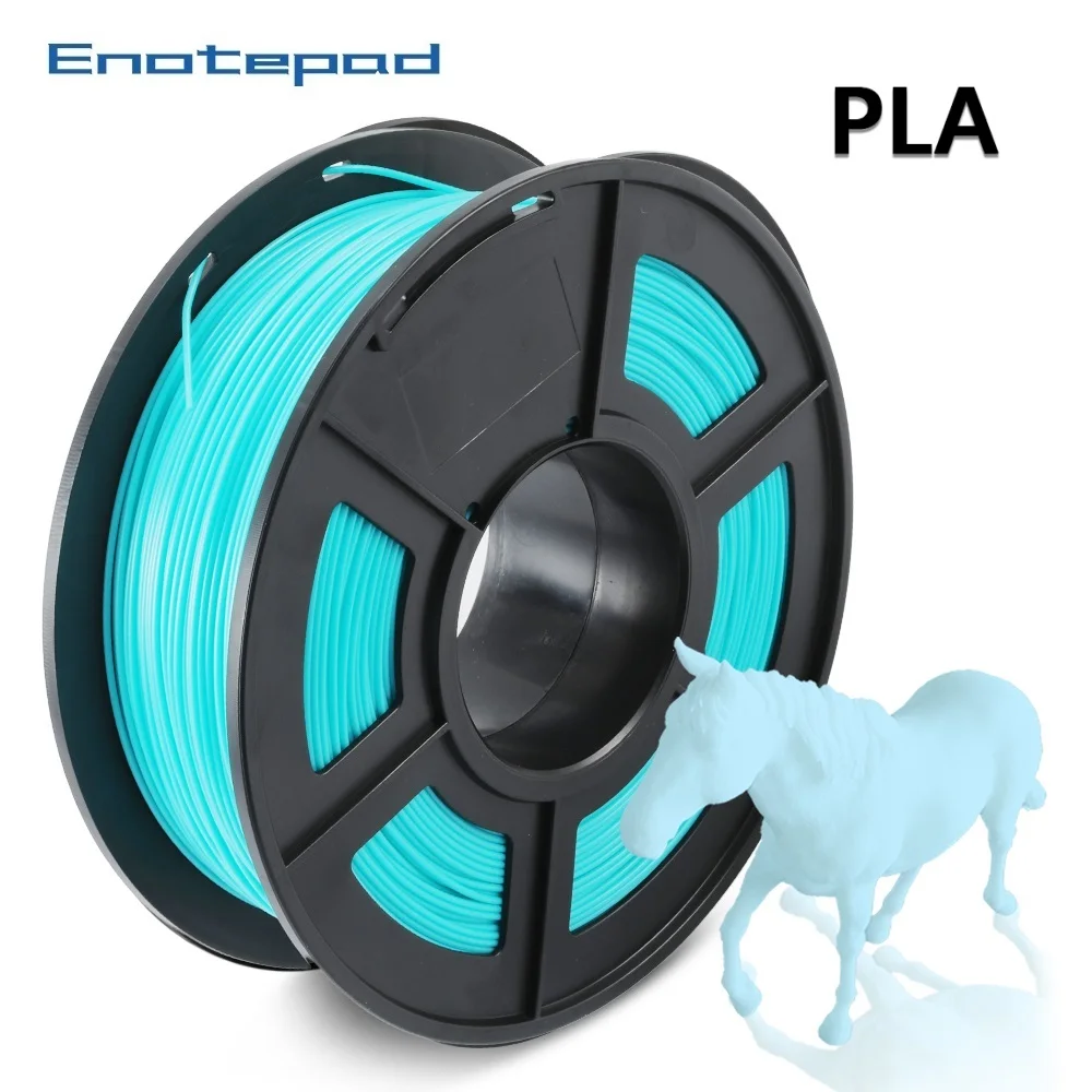 Enotepad pla нить 1 кг 75 мм impresora с вакуумной упаковкой за морем склад 3d печатные
