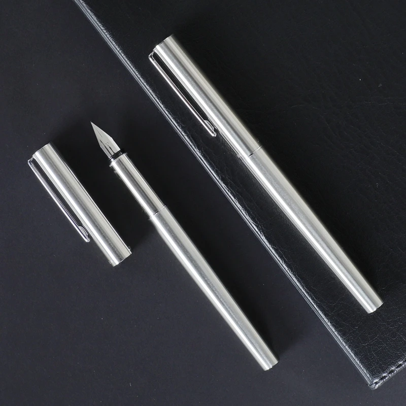 Jinhao 35 Series Fountain Pen Steel Barrel Airplane Extra Fine Tip Ink Pens Office Business School Writing Calligraphy A6118 3